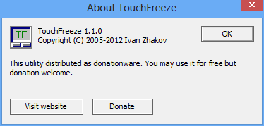 TouchFreeze 