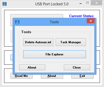 USB Port Locked 