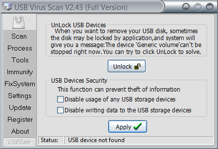 USB Virus Scan 