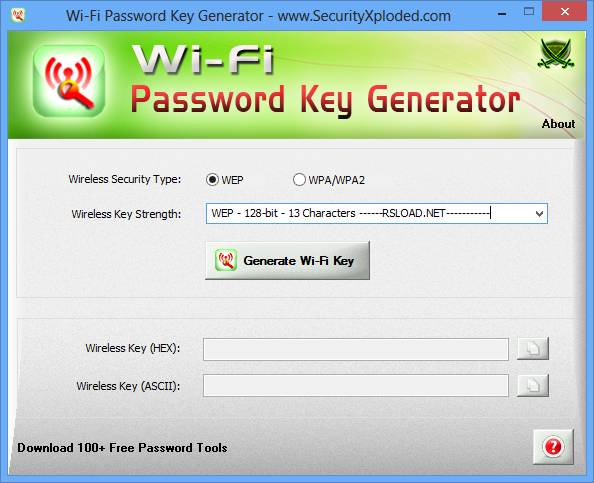 WiFiPasswordKeyGenerator