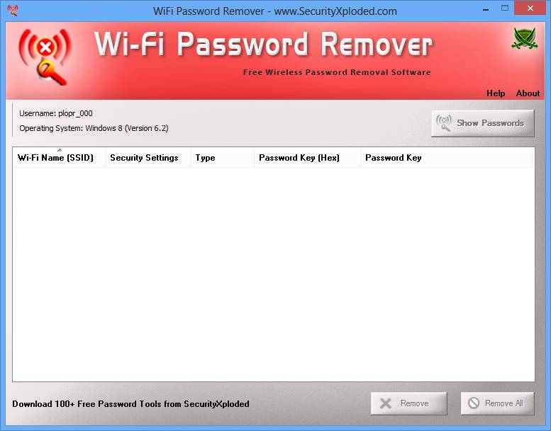 WiFiPasswordRemover 