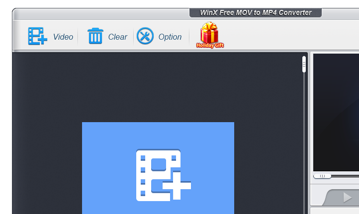 WinX Free MOV to MP4 Converter