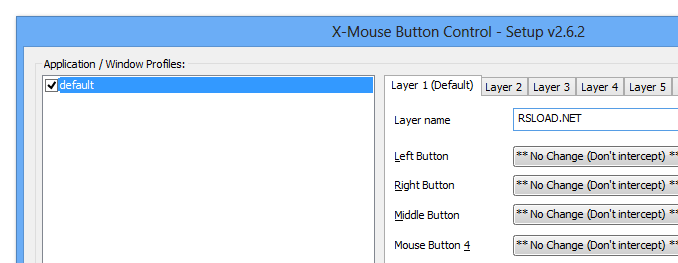 X-Mouse Button Control 