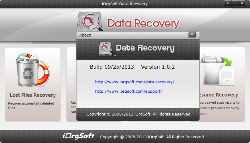 iOrgsoft Data Recovery