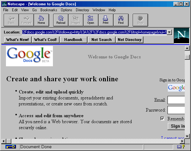 Netscape 3 - отзовись -)