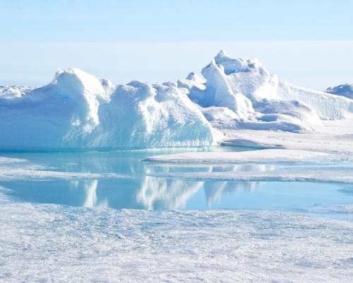 Северный полюс теряет лед