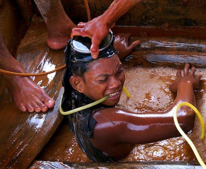Как не просто добывать золото на Филиппинах