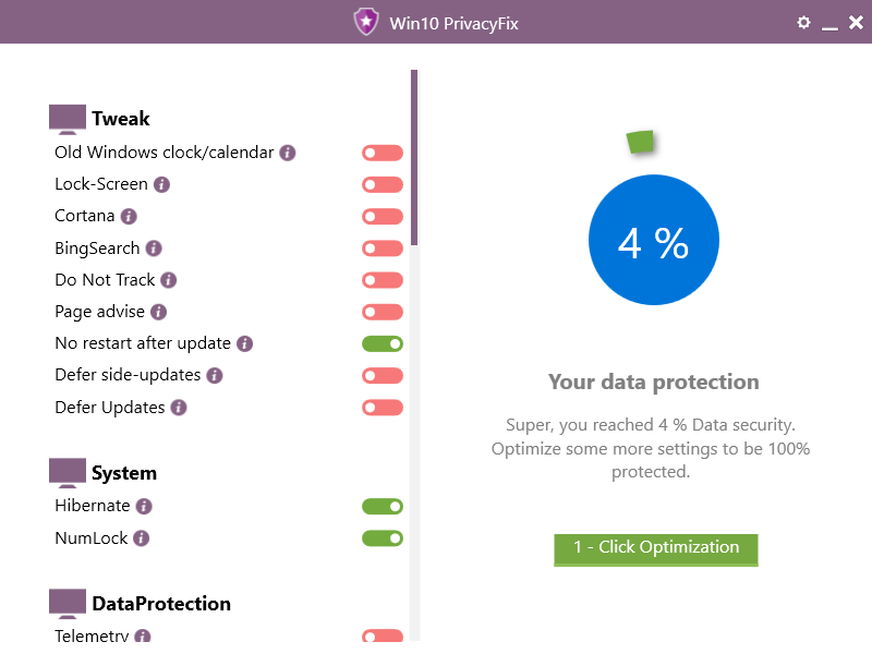 Win10 PrivacyFix