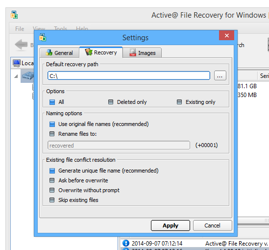 Files activity. Active file Recovery. Программа рекавери. Программа рекавери для восстановления информации. Active@ file Recovery 11.0.5.