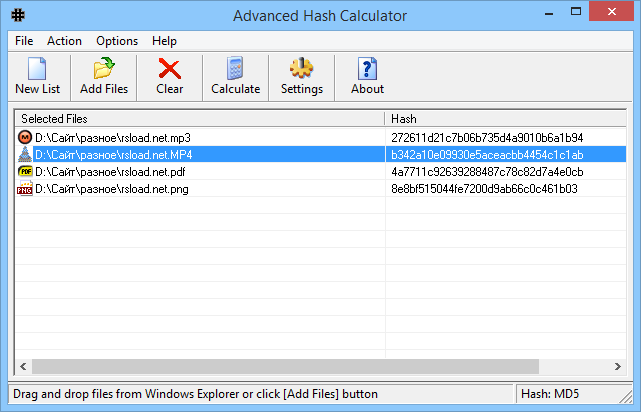 hash calculator download