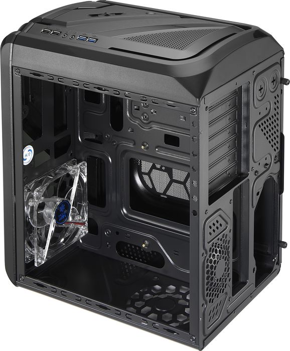 Компьютерный корпус Aerocool GT-RS рассчитан на платы типоразмера ATX