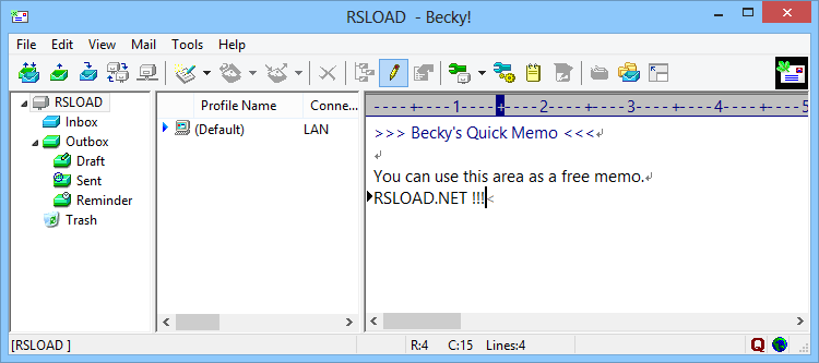 Becky! Internet Mail