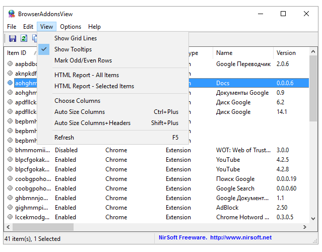 BrowserAddonsView