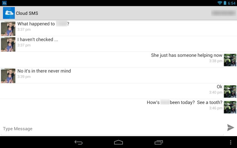Cloud SMS - Easy Tablet SMS