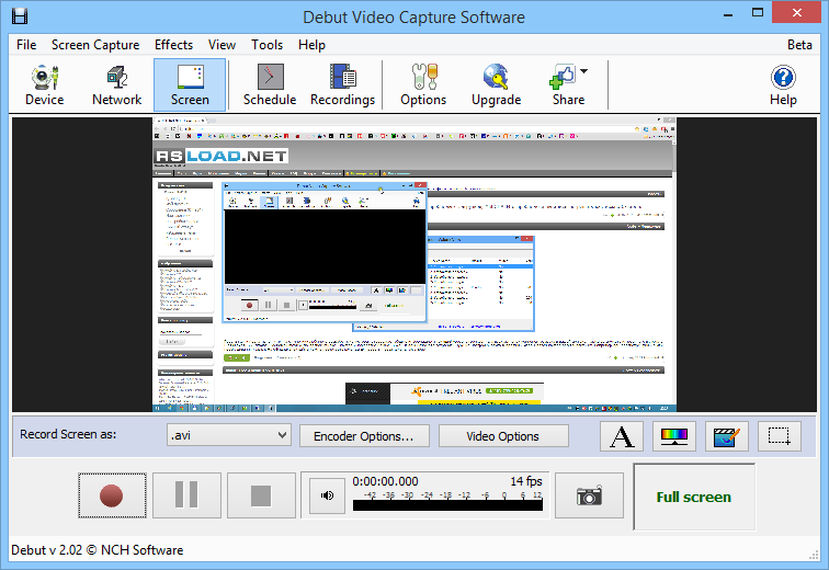 Debut Video Capture Software