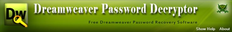 Dreamweaver Password Decryptor