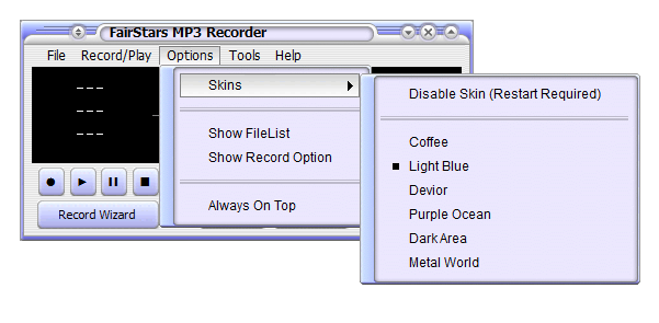 FairStars MP3 Recorder 