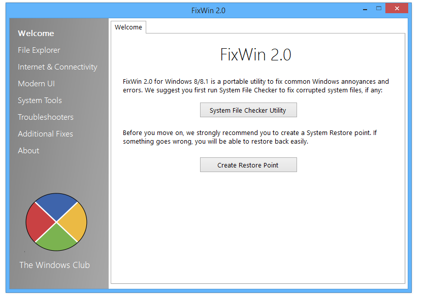 FixWin 11 11.1 free instals