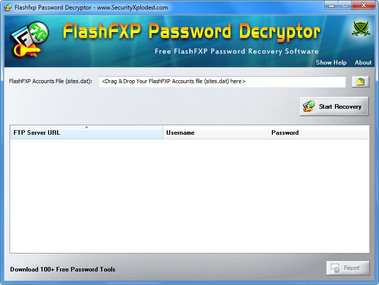 FlashFXP Password Decryptor