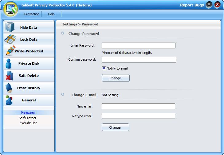 GiliSoft Privacy Protector