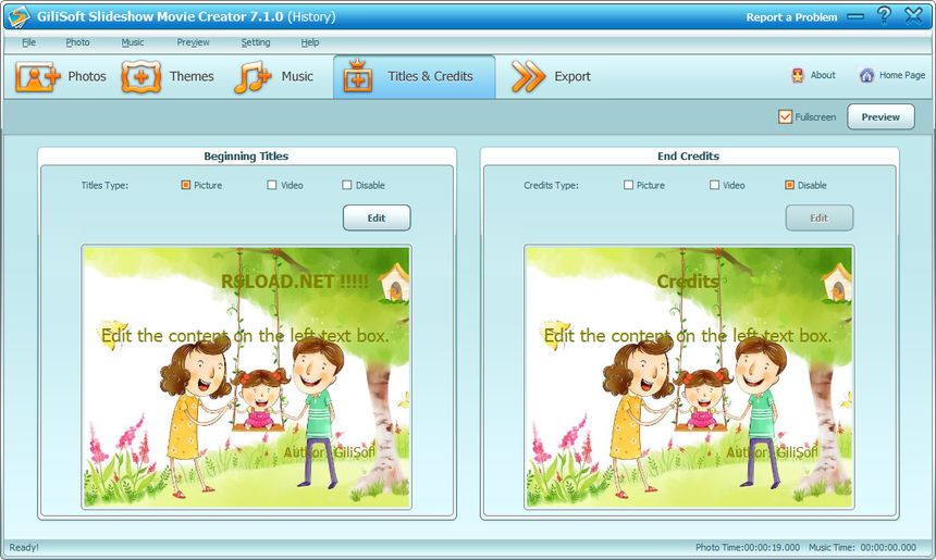 GiliSoft Slideshow Movie Creator