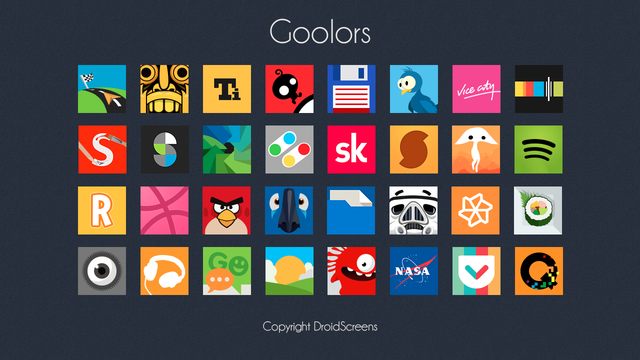 Goolors Square - icon pack v2.7.0.5