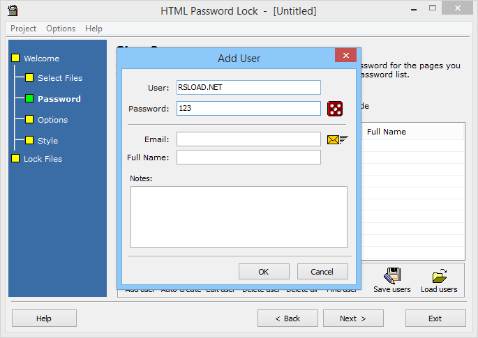 HTML Password Lock