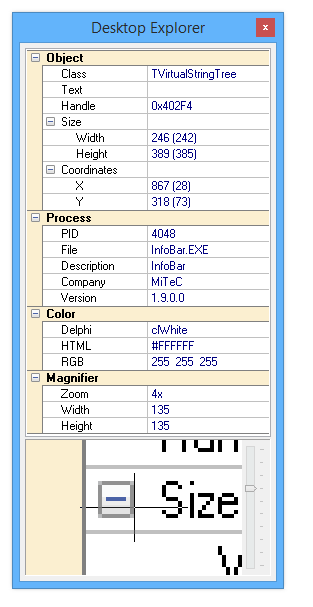 MiTeC InfoBar