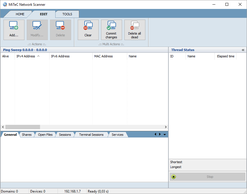 MiTeC Network Scanner