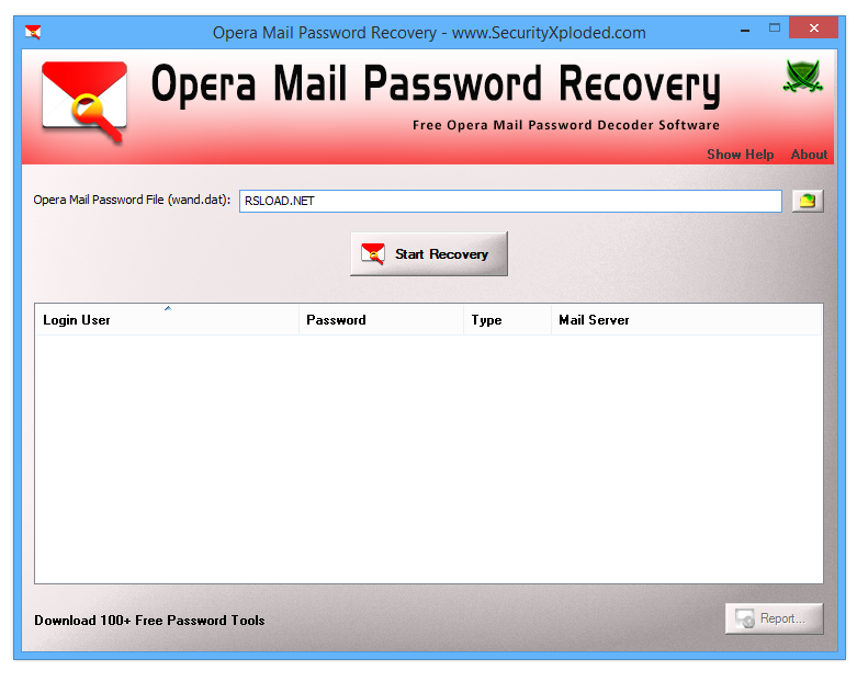 Opera Mail Password Recovery