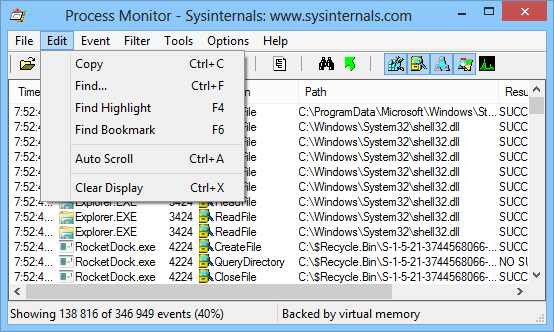 Microsoft Process Monitor