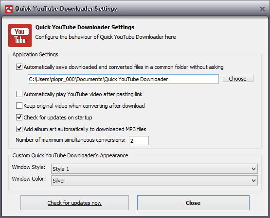 Quick YouTube Downloader