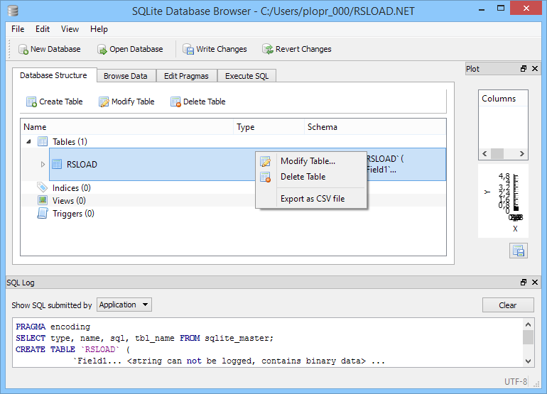 SQLite Database Browser 