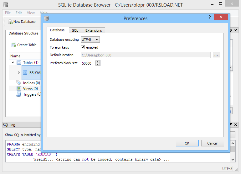 SQLite Database Browser 