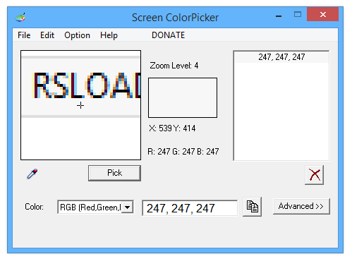 Screen ColorPicker