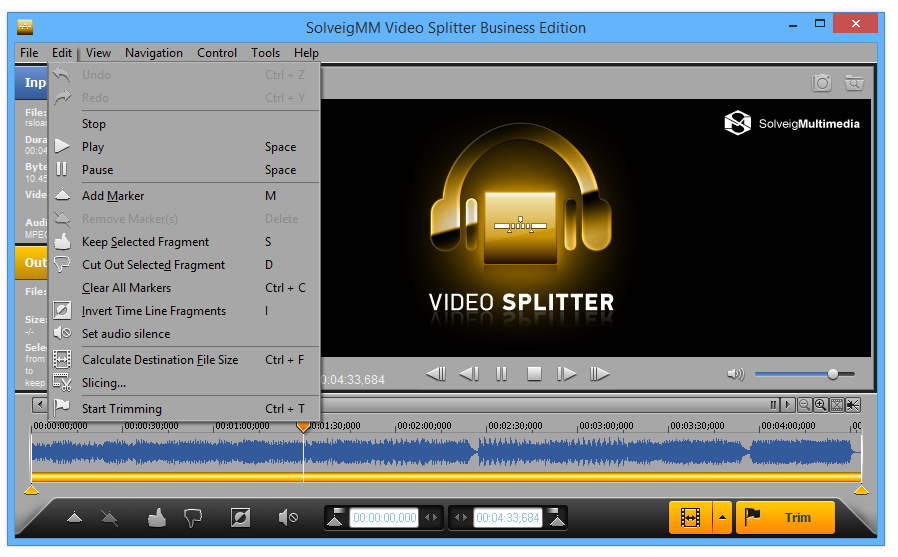 SolveigMM Video Splitter  11 Beta 