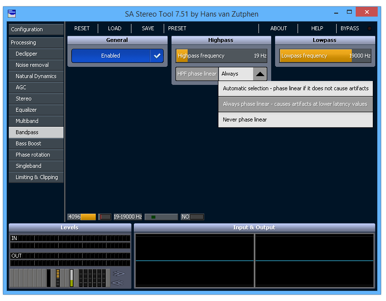 thimeo stereo tool best setting