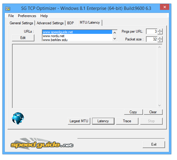 TCP Optimizer
