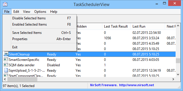 TaskSchedulerView