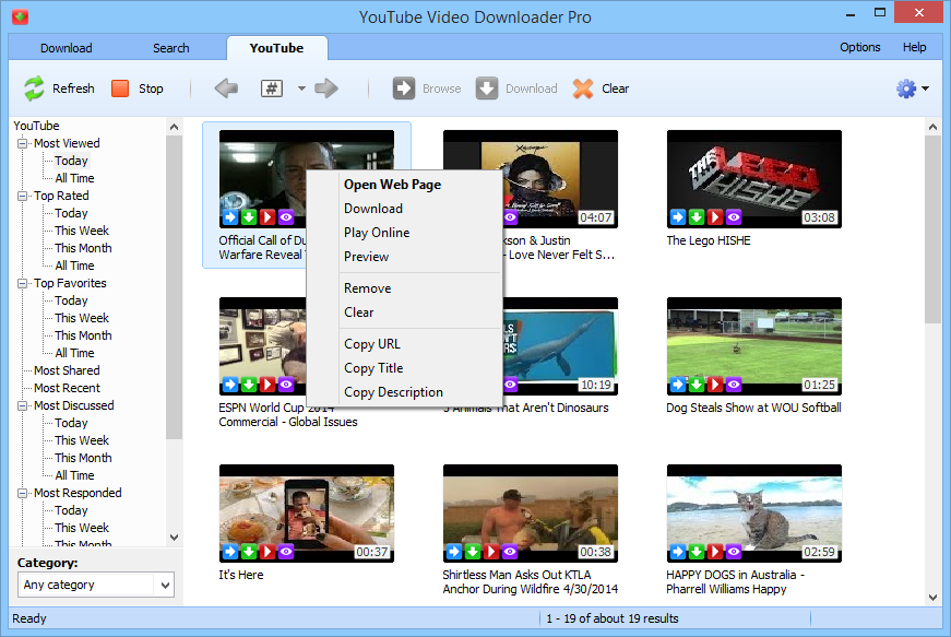Tomabo YouTube Video Downloader.
