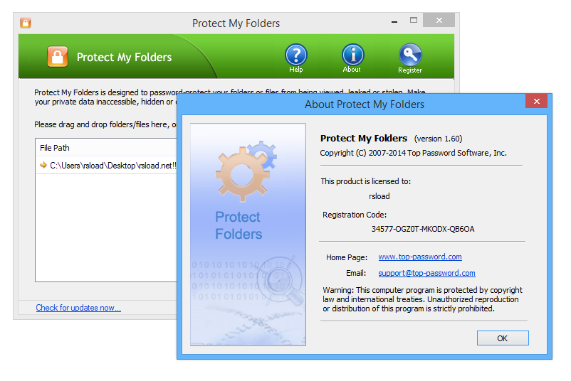 Protect My Folders
