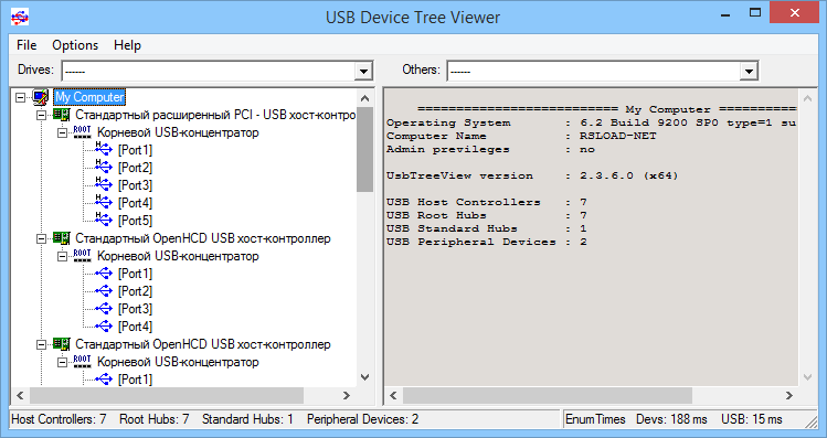USB Device Tree Viewer 