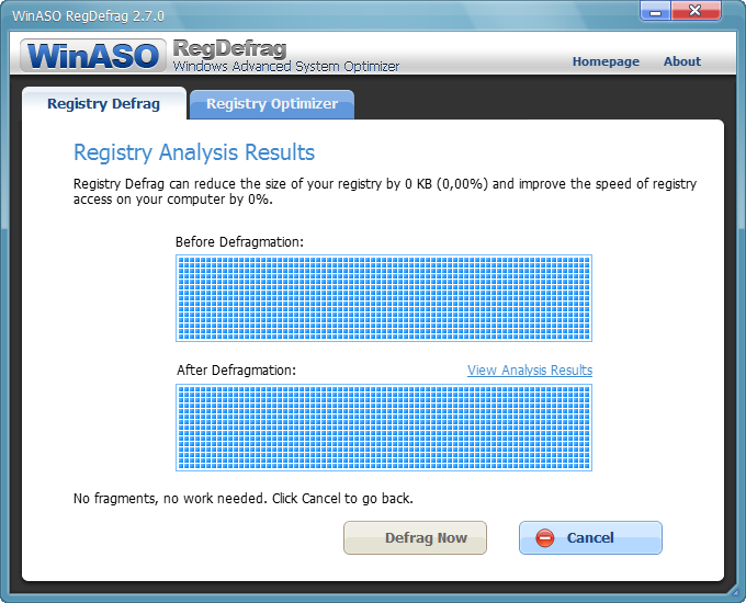 WinASO RegDefrag
