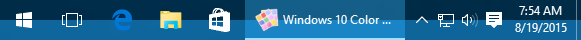 Windows 10 Color Control 