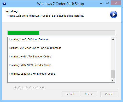 Windows 7 Codec Pack 64