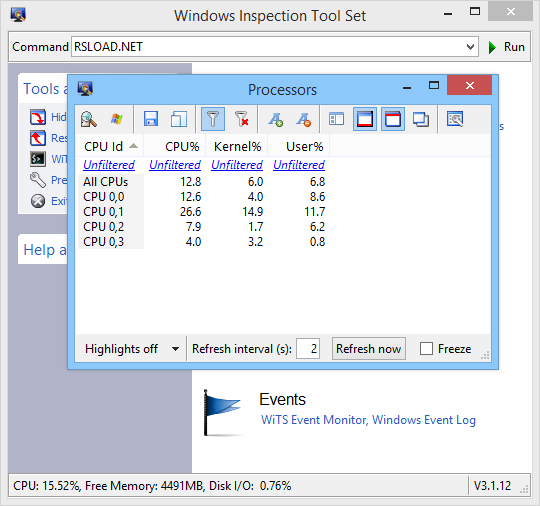 Windows Inspection Tool Set 