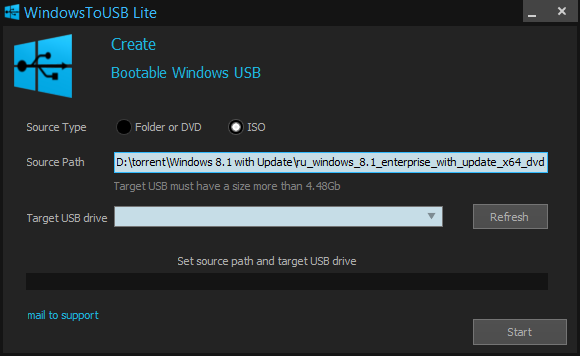 WindowsToUSB Lite 1.3.2.0