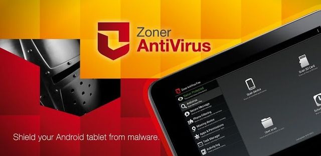 Zoner AntiVirus Free Tablet