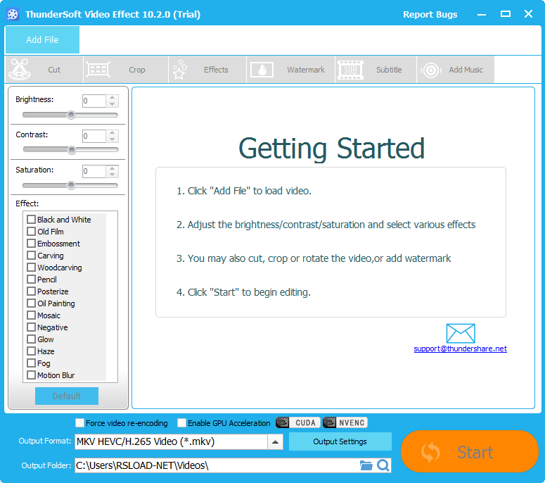 ThunderSoft Video Editor скачать