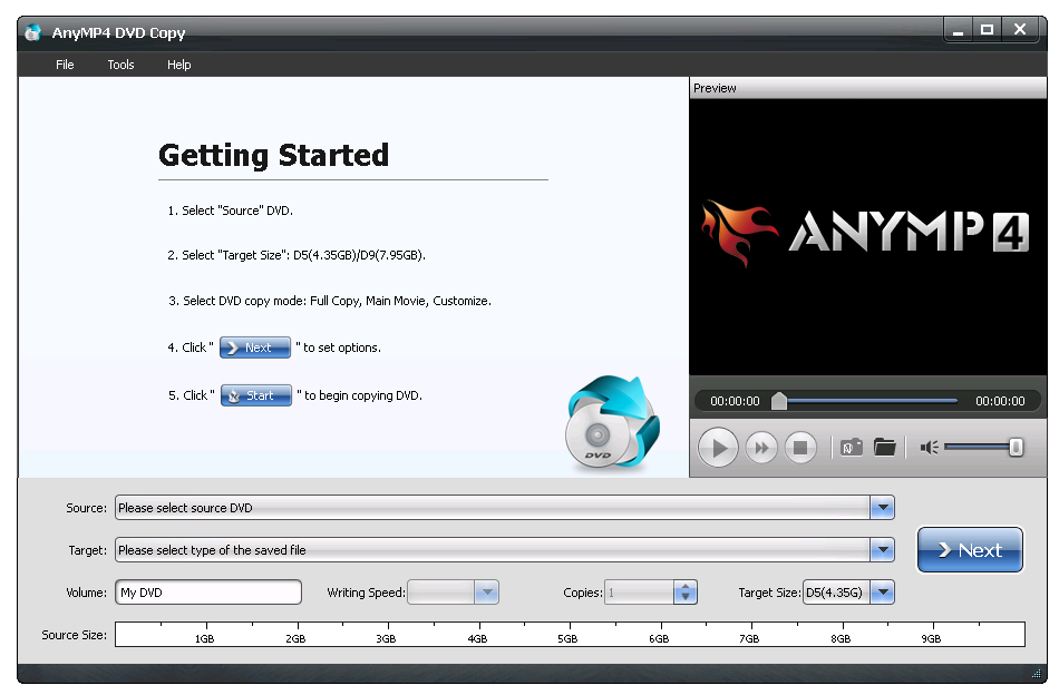  AnyMP4 DVD Toolkit скачать бесплатно